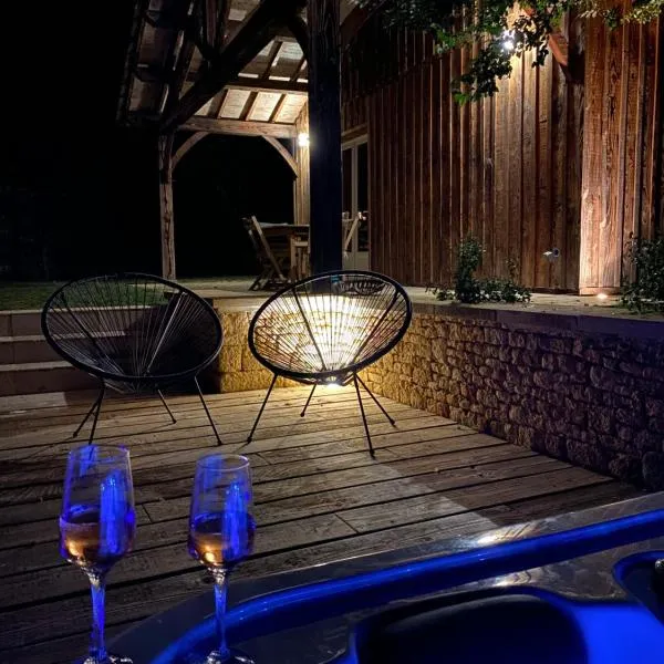 Gîte avec spa，位于Saint-Avit-Sénieur的酒店