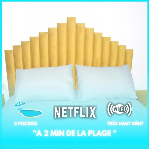 Le Martil Plage wifi Fibre，位于迈尔提勒的酒店