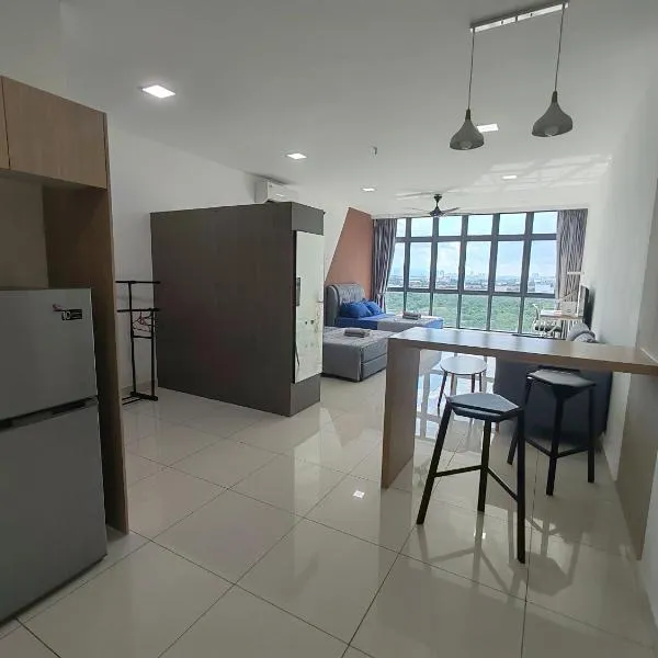 Green Haven Studio Apartment 2 Double Bed with WiFi Netflix，位于马西的酒店