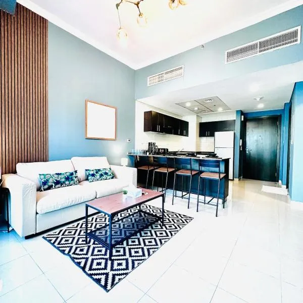 Bright and Modern Condo in Dubai Marina，位于迪拜的酒店