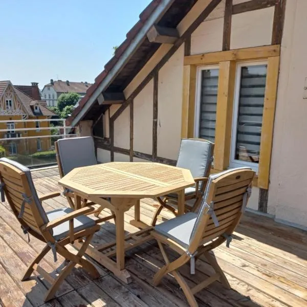Appartement-terrasse parking privé Meublé de Tourisme 4 étoiles，位于贝尔福的酒店
