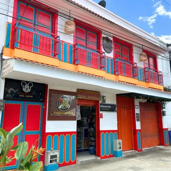 Hotel Casa Rosario, Hermosa casa tipica en Circasia Quindio，位于锡卡西亚的酒店