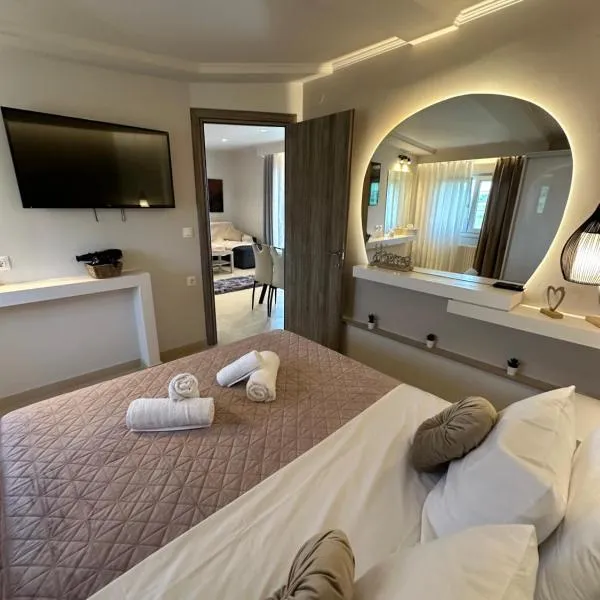 Luxury suite with Jacuzzi，位于埃帕诺米的酒店