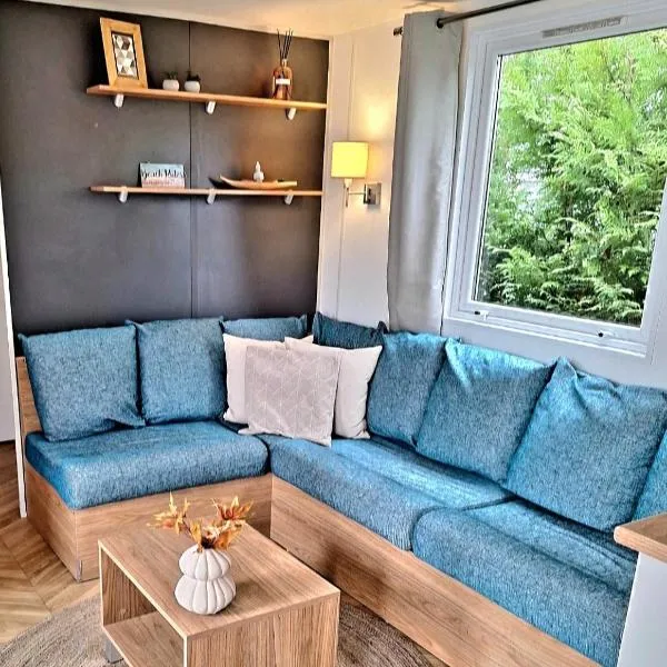 EnJoy Natur, See und Meer Chalet Lauwersoog- 1-6 Pers- 3 Schlafzimmer, 2 Badezimmer- Frühes Einchecken ab 14 Uhr，位于劳雷尔苏格的酒店