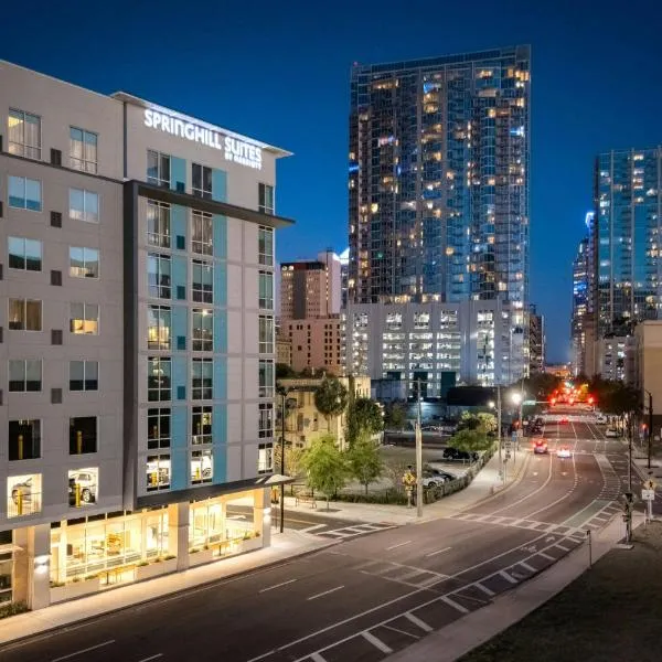 SpringHill Suites by Marriott Tampa Downtown，位于坦帕的酒店