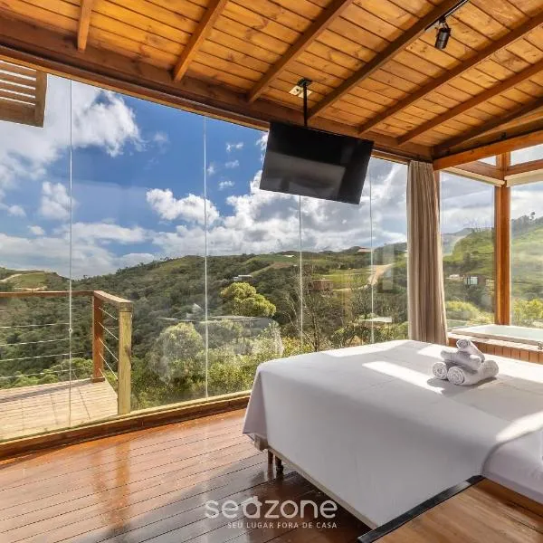Charmosa cabana com vista incrível na serra VST005，位于São Paulo dos Pinhais的酒店