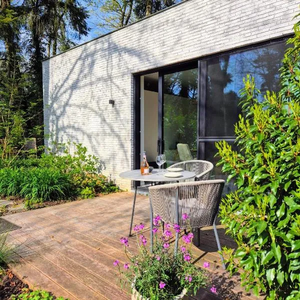 Studio Herman met buitenterras in Kapellenbos, bij de Kalmthoutse Heide，位于Kapellen的酒店