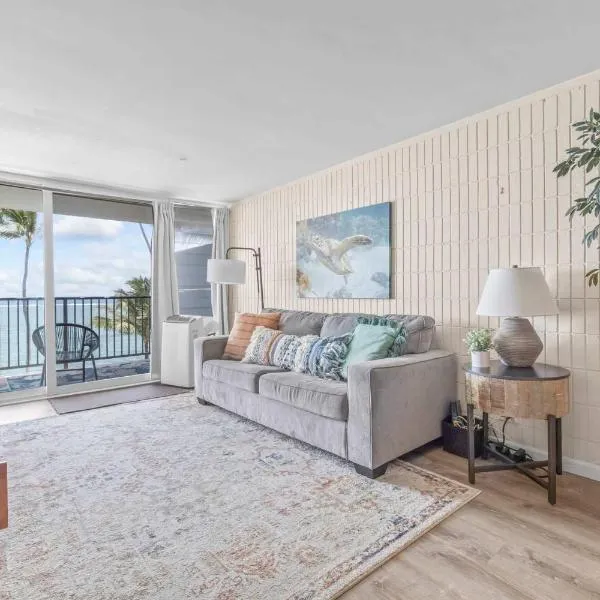 Condo on Beach with AC，位于拉耶的酒店