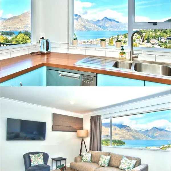 Panoramic Views! Luxurious Townhouse in the Absolute Centre of Queenstown，位于皇后镇的酒店