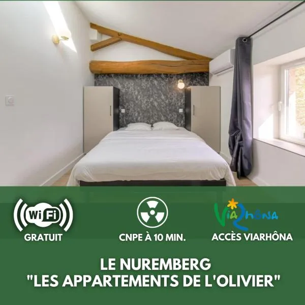 Le Nuremberg - Les appartements de l'olivier，位于Loyettes的酒店
