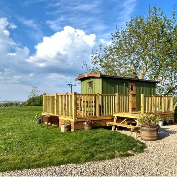 Fernlea Luxury Shepherds Hut & Hot Tub，位于Boosbeck的酒店