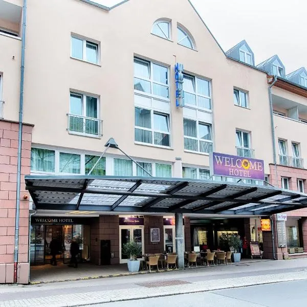 马尔堡迎宾酒店，位于兰河畔马尔堡的酒店