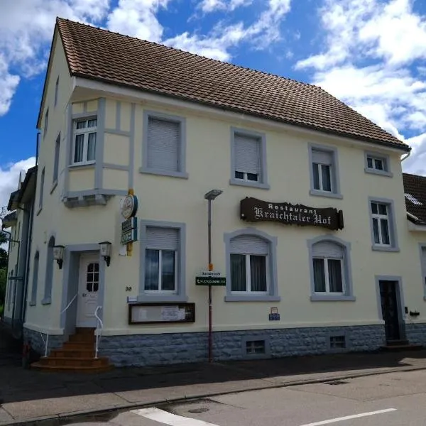 克莱赫塔勒霍夫酒店，位于Kraichtal的酒店