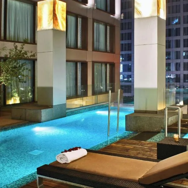 墨西哥城圣达菲JW万豪酒店，位于墨西哥城的酒店