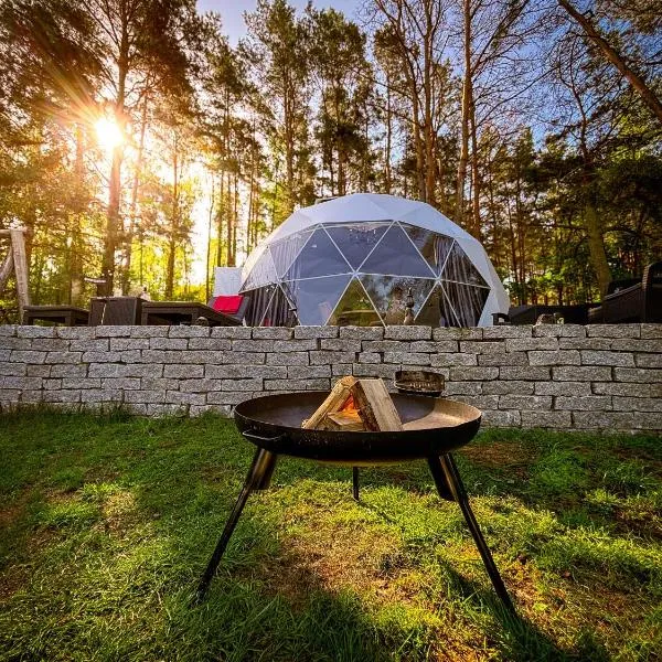 Glamping pod Orłem，位于Cedynia的酒店