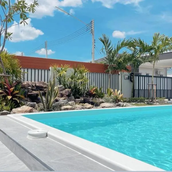 Villa Jungle Zen Private Pool Villa 15 min from Beach，位于华欣的酒店