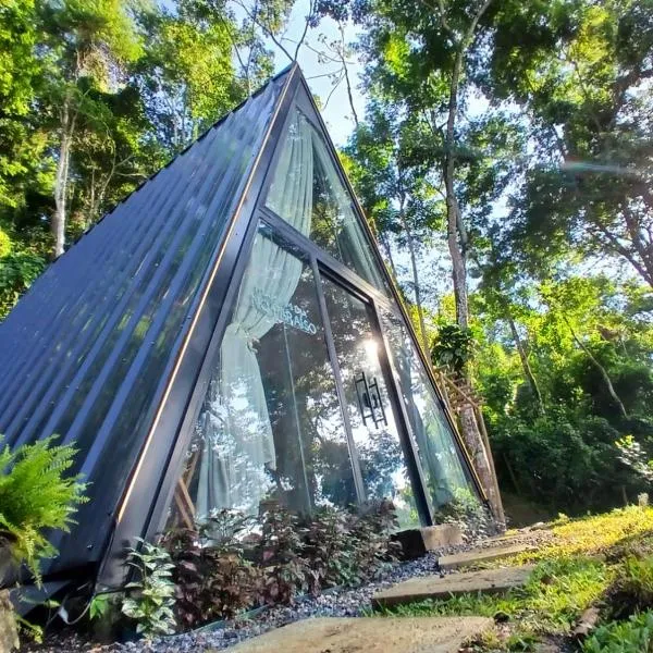 Chalé Suiço Blue Lemon ECO Paraty RJ, vista para o mar，位于帕拉蒂的酒店