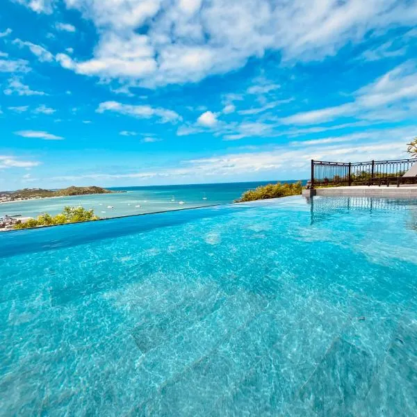 Carribbean Hill - Stunning View and infinity pool，位于格兰德凯斯的酒店