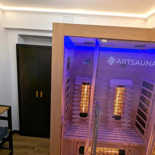 Wellness Ferienwohnung am Kurpark - zentral, ruhig & nah am Edersee，位于巴特维尔东根的酒店