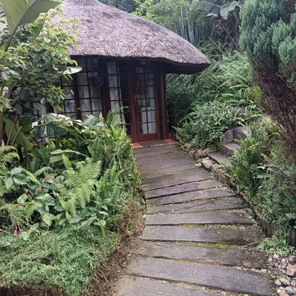 Robin's Thatch Studio- bush camp in the suburbs-sleeps 2，位于派恩敦的酒店