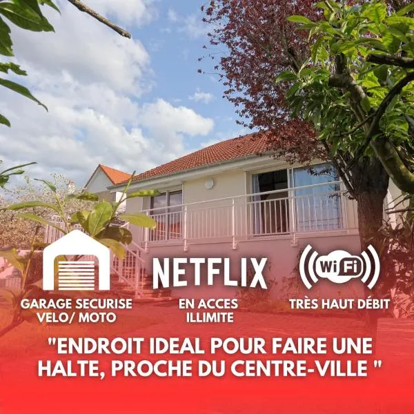 Proche Centre, Gare, Parc, Parking by Maison Bonhage，位于肖蒙的酒店