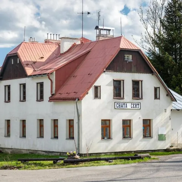 Chata Čert，位于约瑟夫杜尔的酒店