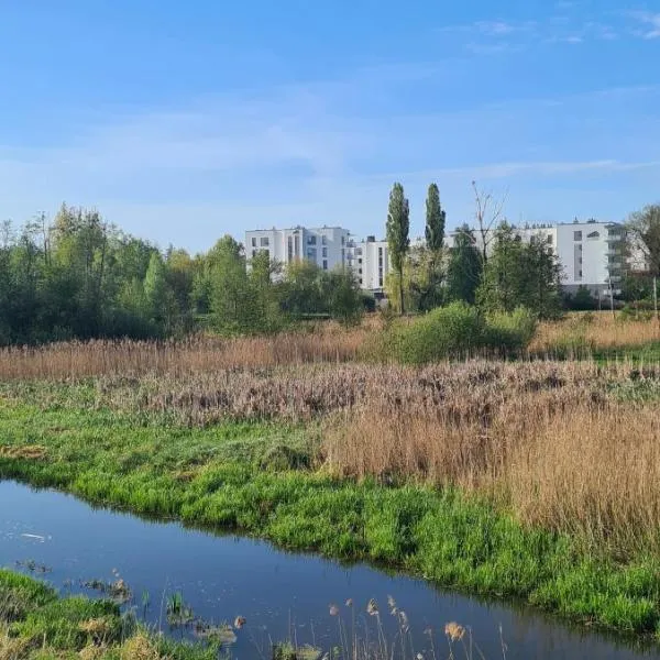 Mieszkanie nad Iławką - 2 pokoje, kuchnia, łazienka, balkon, parking, wi-fi，位于伊拉华的酒店
