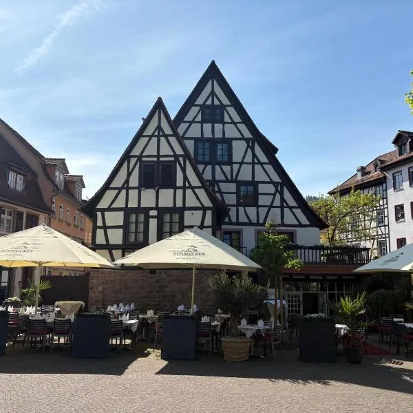 Hotel Restaurant Altes Badhaus，位于埃贝尔巴赫的酒店