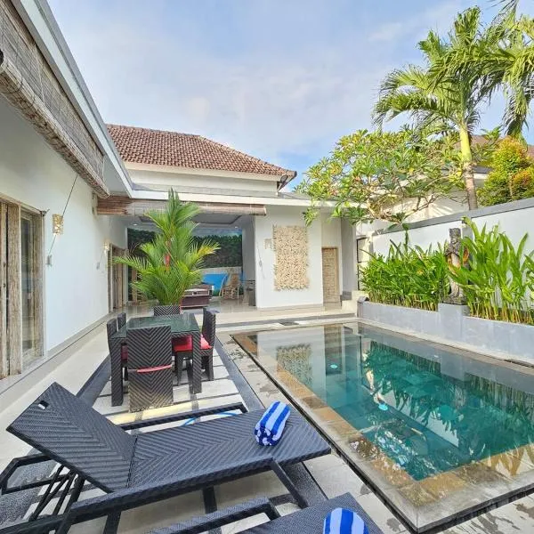 Villa Ohana 2 BR Family villa with pool in Umalas，位于克罗柏坎的酒店