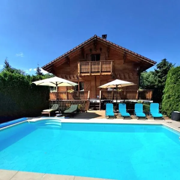 gîte avec spa, sauna et piscine，位于勒蒂约的酒店