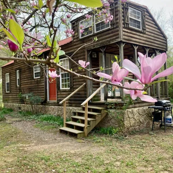 Sunnybrook Cabin, wooded, private with stream, near ATV trails，位于Mena的酒店
