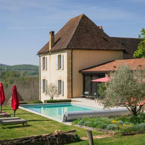 Les Hauts de Saint Vincent B&B proche Sarlat，位于圣樊尚德科塞的酒店
