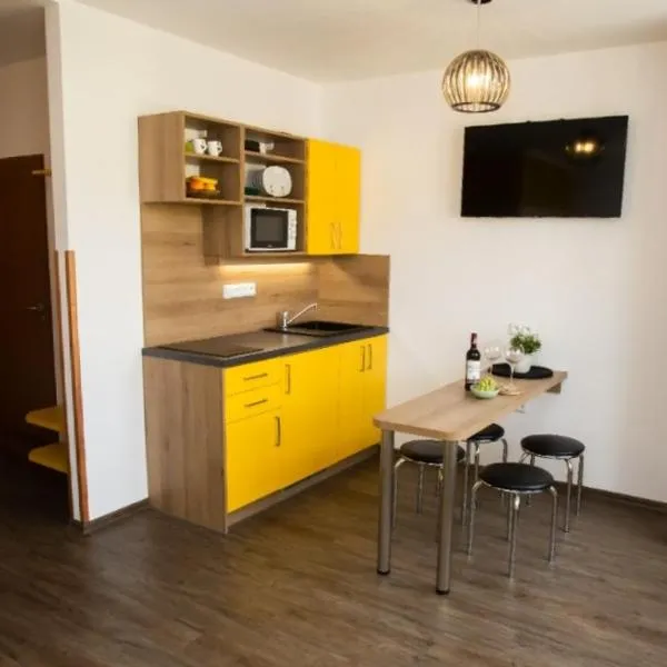 Apartmán v areálu Wellness hotel Frymburk，位于弗林布尔克的酒店