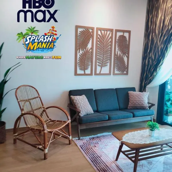 Village Vibes at Splashmania Gamuda Cove，位于Pulau Kempas的酒店