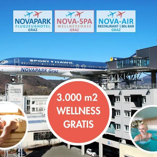 NOVAPARK Flugzeughotel Graz，位于格拉茨的酒店