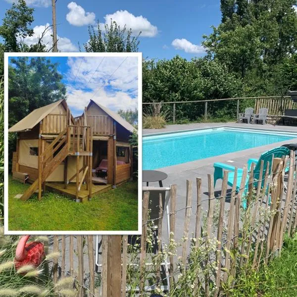 Insolite au Camping La Saline d'Arc et Senans，位于阿克和瑟南的酒店