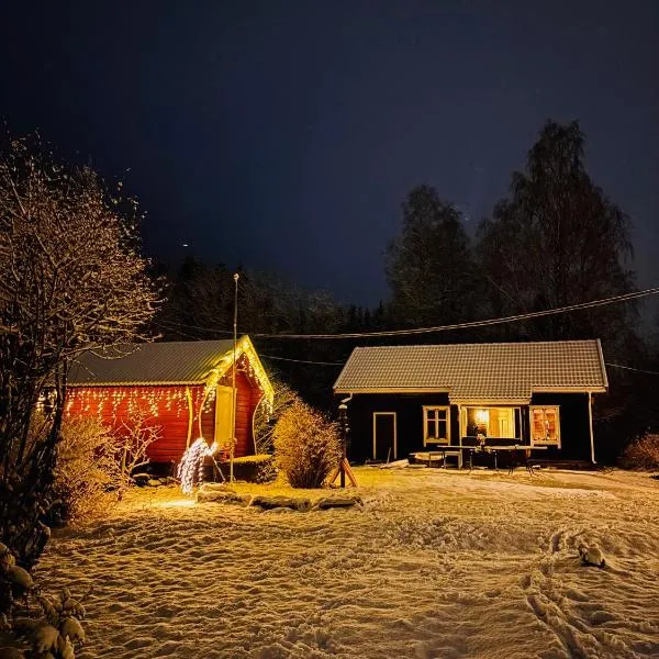 Old Farmhouse Retreat with jacuzzi and sauna，位于Eidsvoll的酒店