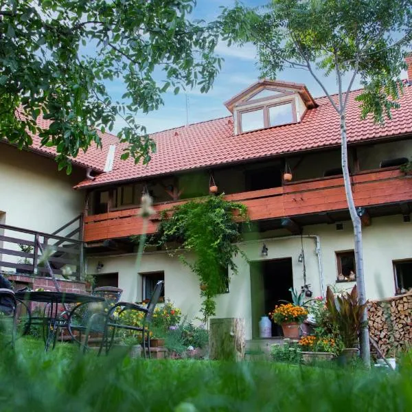 Ráj za humny，位于Černé Voděrady的酒店