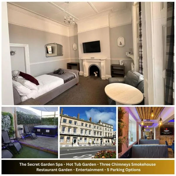 The Jubilee Hotel East - with Spa Facilities & Smokehouse - NEWLY REFURBISHED FACILITIES，位于韦茅斯的酒店