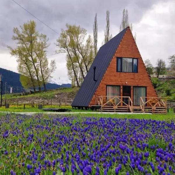 Mestia Sunrise Cottage - 3BR Mountain Retreat，位于梅斯蒂亚的酒店