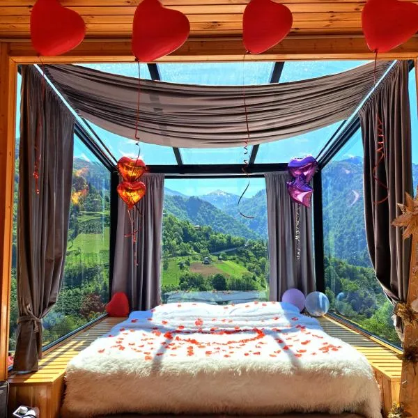 Glass House In Merisi，位于巴统的酒店