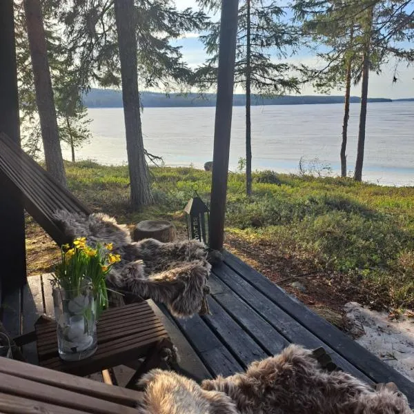 Blue Moment at the Arctic Circle- Forest, beach, activities,位于Meltosjärvi的酒店
