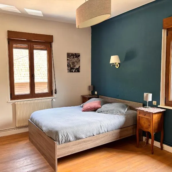 Chambre double dans Auberge Alsacienne，位于Scherwiller的酒店
