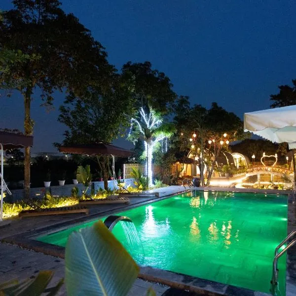 Tamcoc Moon An Bungalow & Restaurant，位于宁平的酒店