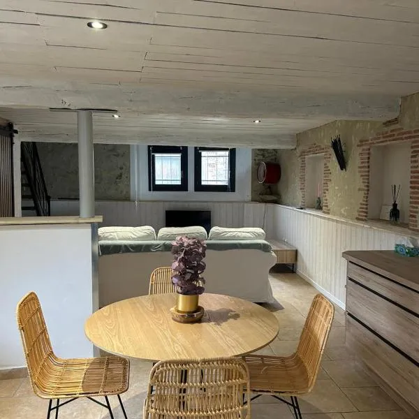 Maison loft au cachet ancien,位于Villasavary的酒店