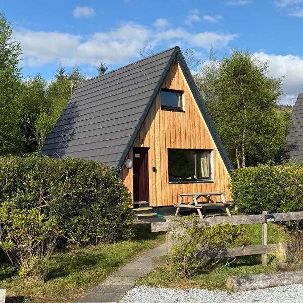 1 Bedroom Cabin with Mountain & Loch Views - Quiet Location between Glencoe & Ben Nevis，位于奥尼赫的酒店