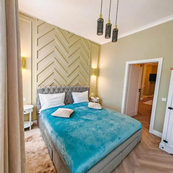 Olive 1 - w Free Parking, self-checkin, 5 min from Aquapark Nymphaea，位于奥拉迪亚的酒店