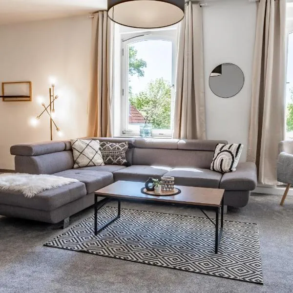 ruhig, zentral-Coburg - kostenloser Parkplatz - familienfreundlich - Waschtrockner，位于科堡的酒店