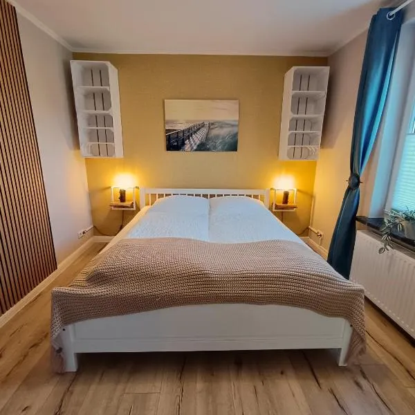 Nordseezimmer Koje - WLAN, Parkplatz, eigenes Bad, Fahrradschuppen, Rollladen，位于奥特尔恩多夫的酒店