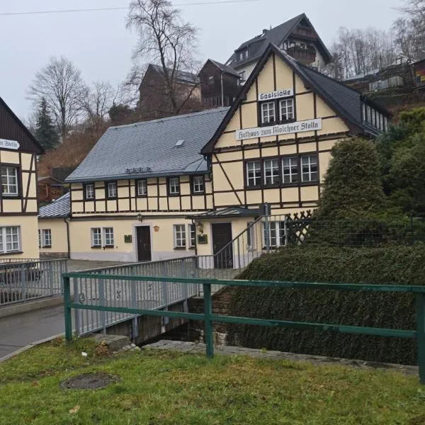 Huthaus zum Molchner Stollen，位于Pobershau的酒店